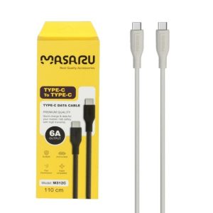 کابل تایپ سی به تایپ سی پی وی سی M312CC