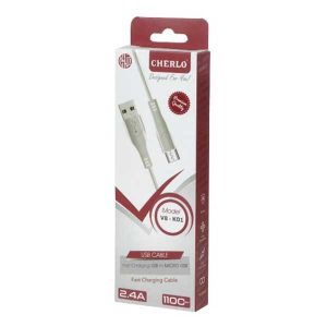 کابل تبدیل USB به Micro USB  چرلو مدلCHV8K01 به طول 110 سانتی متر