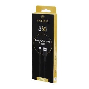 کابل تبدیل USB به Micro USB چرلو مدلCHV8SM10 به طول 25 سانتی متر
